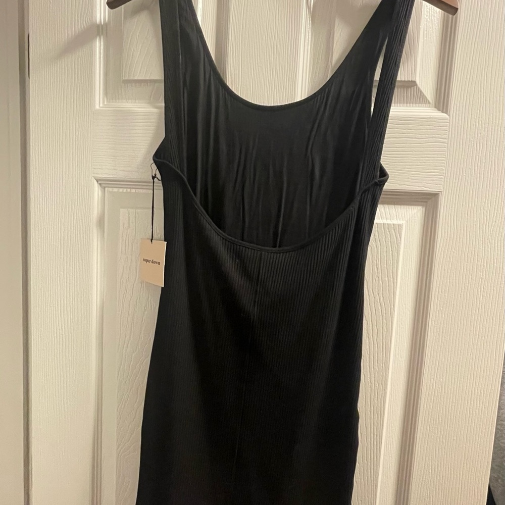 NWT Superdown Kourtney Black Mini Low Back Dress- M medium - Picture 4 of 4